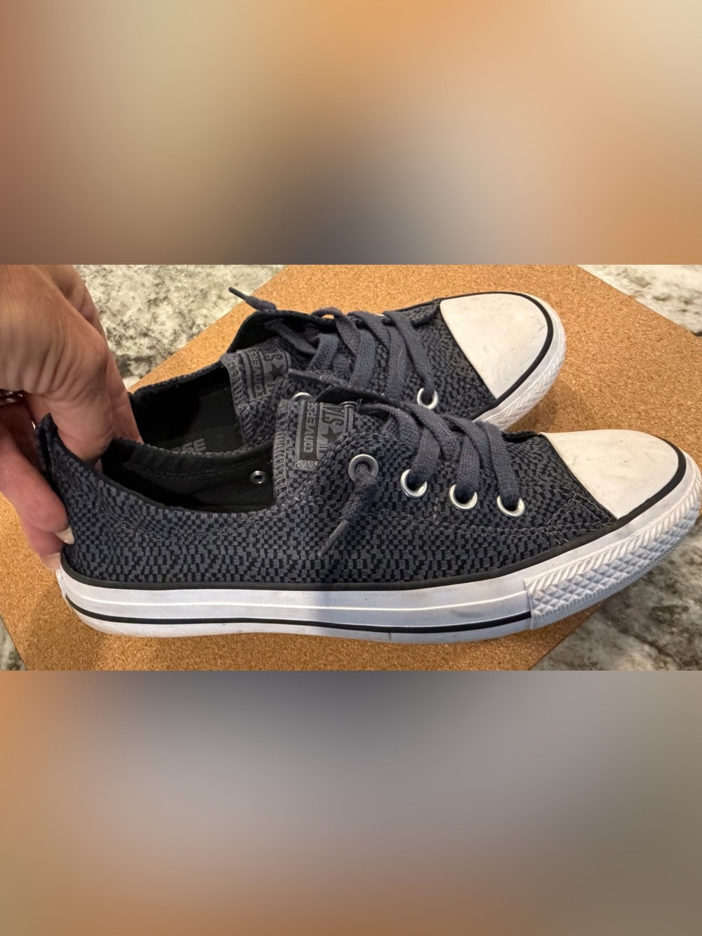 Converse women’s Low Top Sneakers - Dark blue /Gray